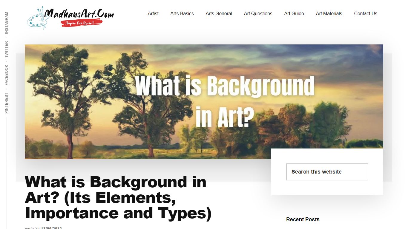 What is Background in Art? (Elements, Importance and Types)
